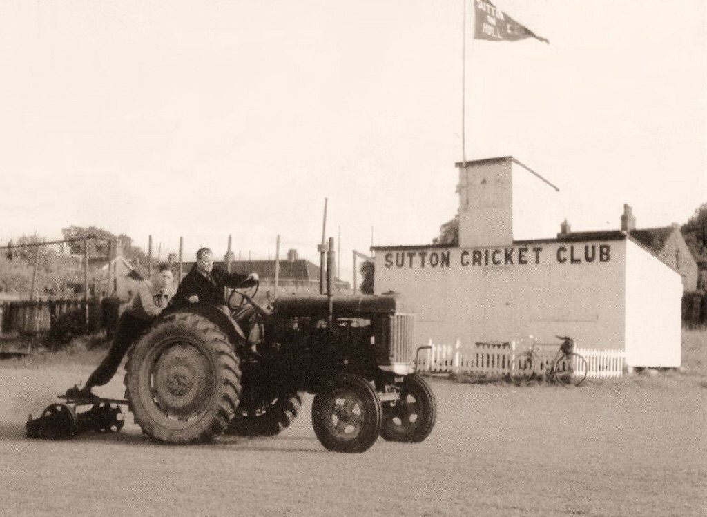 Walt Blanchard on a Tractor doing Groundswork